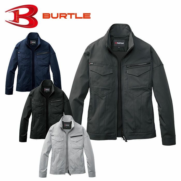 1911 ジャケット ユニセックス BURTLE バートル 秋冬 作業服 作業着 S～5L ポリエステル100％ エコストレッチダブルツイル
