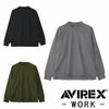 AV804 モックネックシャツ AVIREX 秋冬 作業服 作業着 ニットウェア M～4L 綿53％・ポリエステル47％