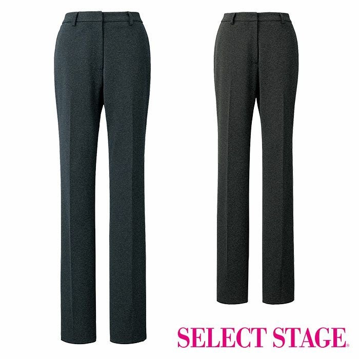 SA490P パンツ 後ろゴム 神馬本店 selectstage 事務服 制服 5号～23号 ポリエステル100％ メランジュニット