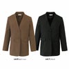 WN104JL レディースノーカラージャケット 神馬本店 selectstage 事務服 制服 SS～XL ポリエステル100％ トロピカル2WAYストレッチ