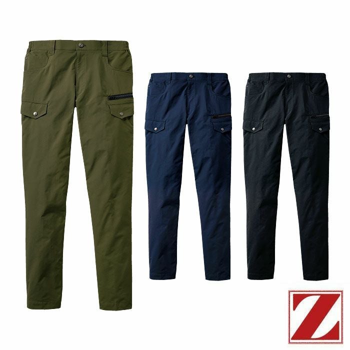 73702 ストレッチノータックカーゴパンツ 自重堂 Z-DRAGON 秋冬 作業服 作業着 SS-5L ポリエステル100％ 4WAYストレッチ制電クロス