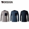 55353 ニッカーズドライワッフルロングスリーブTシャツ TSDESIGN TSデザイン 作業服 秋冬 作業着 Tシャツ ニット S～6L ポリエステル52％・ポリプロピレン48％ ドライワッフル