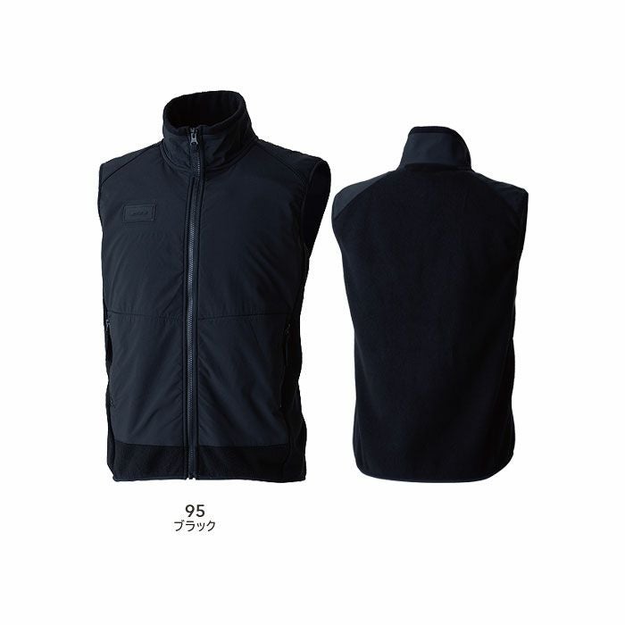 5548 ニッカーズフリースベスト TSDESIGN TSデザイン 作業服 秋冬 防寒着 防寒服 S～6L ポリエステル100％ マイクロフリース