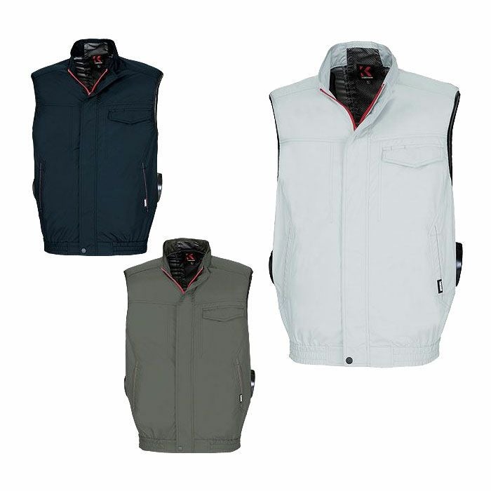 50001 K50001 空調風神服半袖ブルゾン DAIRIKI KansaiUniform 春夏