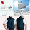 50002 K50002 空調風神服ベスト DAIRIKI KansaiUniform 春夏 作業服 作業着 S～7L ポリエステル100％ 空調風神服専用