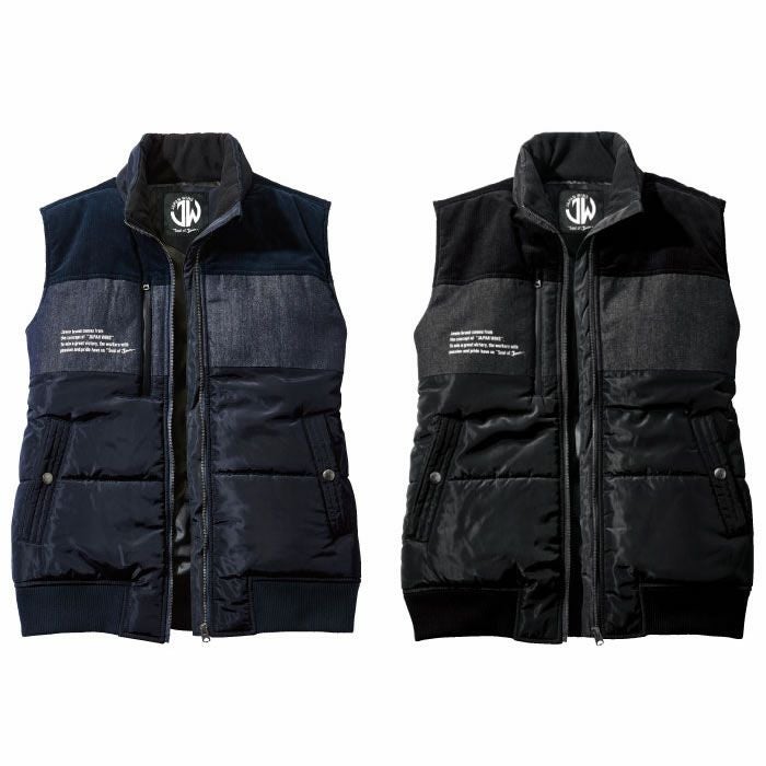 58180 防寒ベスト 自重堂 JAWIN ジャウィン 秋冬 作業服 作業着 防寒着 防寒ウェア S～4L 高密度タフタ ポリエステル100％