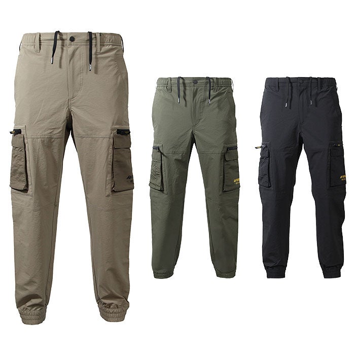 AV114 ジョガーカーゴパンツ AVIREX WORK 春夏 作業服 作業着 S～4L ナイロン88％・ポリウレタン12％