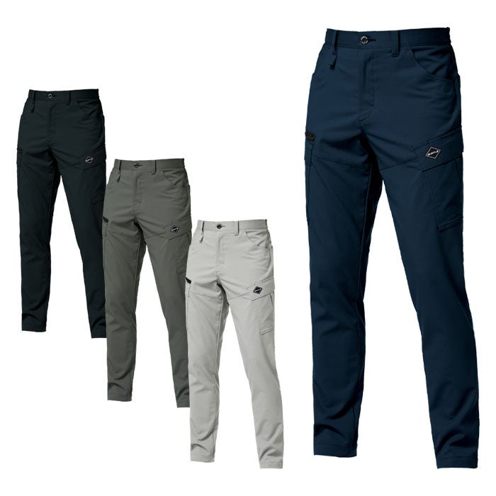 9722 カーゴパンツ ユニセックス BURTLE バートル 春夏 作業服 作業着 S～6L ポリエステル100％ ドビーエアクロス