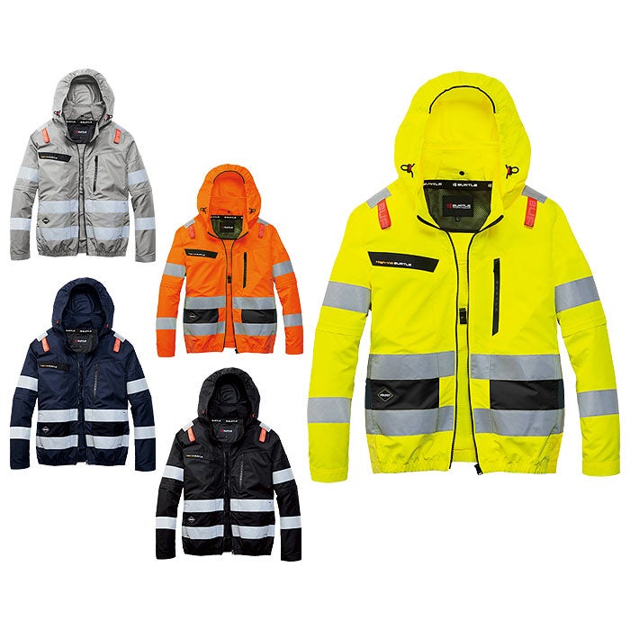 AC2111 AC2WAYブルゾン ハイバック仕様 ユニセックス BURTLE バートル 春夏 作業服 作業着 S～4XL ポリエステル100％ 高密度エコリップストップ