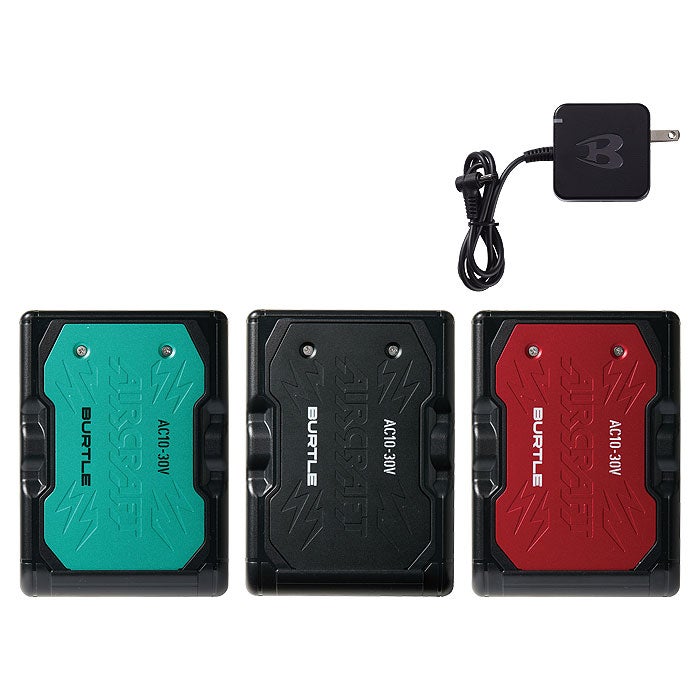 AC10 エアークラフト用リチウムイオンバッテリー BURTLE バートル AIRCRAFT 春夏 ファン付き作業服 作業着 空調ウェア