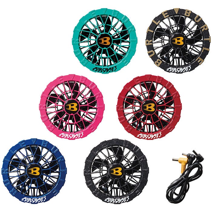 AC10-2 エアークラフト用カラーファンユニット BURTLE バートル AIRCRAFT 春夏 ファン付き作業服 作業着 空調ウェア