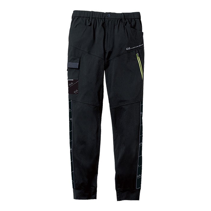  0648-18 ジョガーパンツ ノータック 桑和 SOWA 春夏 作業服 作業着 S～4L ナイロン88％・ポリウレタン12％