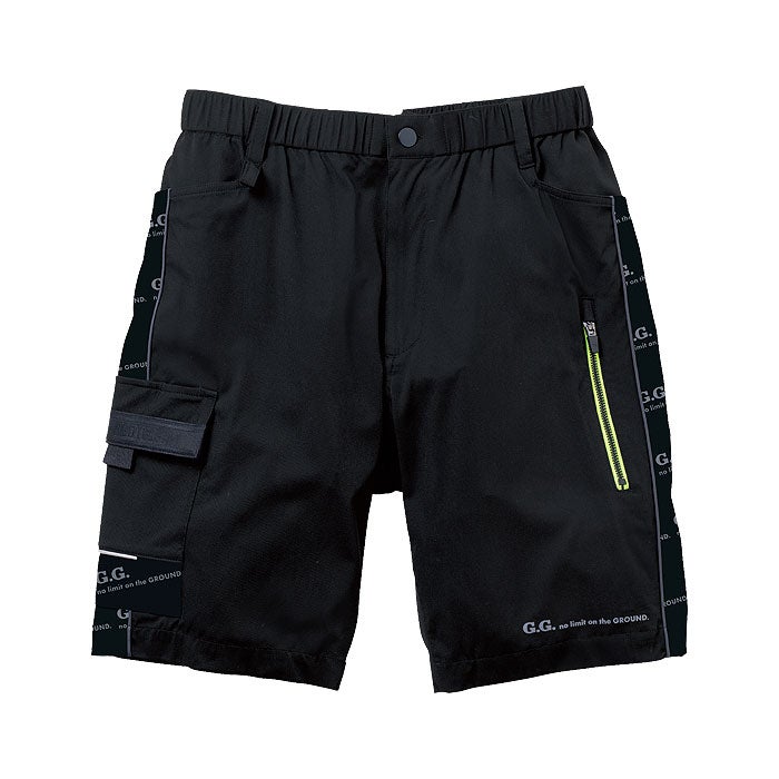 0648-17 ハーフパンツ ノータック 桑和 SOWA 春夏 作業服 作業着 接触冷感 ストレッチ S～4L ナイロン88％・ポリウレタン12％