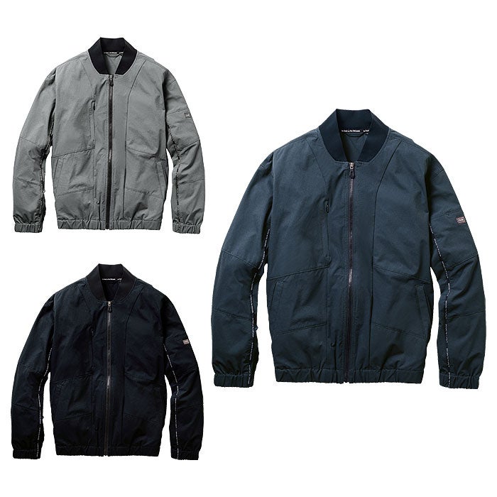 0548-00 長袖ブルゾン 桑和 SOWA 春夏 作業服 作業着 接触冷感 ストレッチ S～4L ナイロン92％・ポリウレタン8％