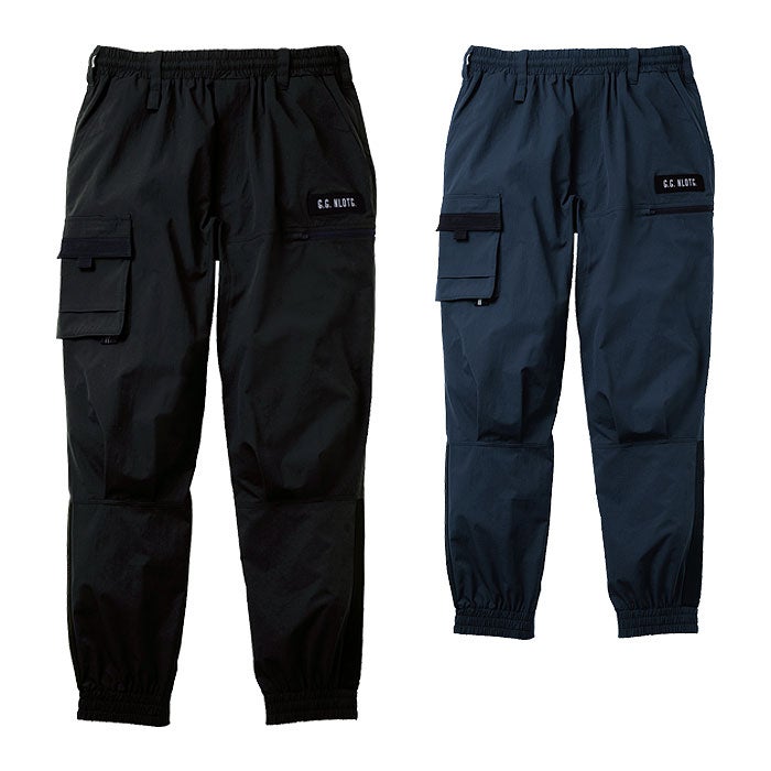 8378-07 ジョガーパンツ ノータック 桑和 SOWA 春夏 作業服 作業着 ストレッチ S～4L ポリエステル100％