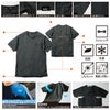 0595-53 半袖Tシャツ 胸ポケット有 SOWA 桑和 作業服 Tシャツ 接触冷感 通気性 作業着 S～4L ナイロン77％・ポリウレタン23％