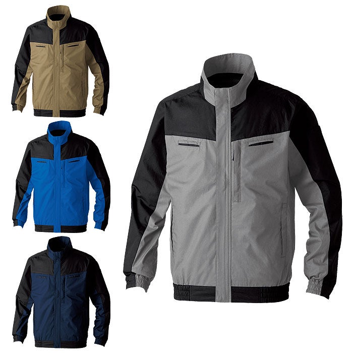 5349-00 長袖EFブルゾン 桑和 SOWA 春夏 作業服 作業着 空調ウェア ファン付き作業服 S～8L 綿100％