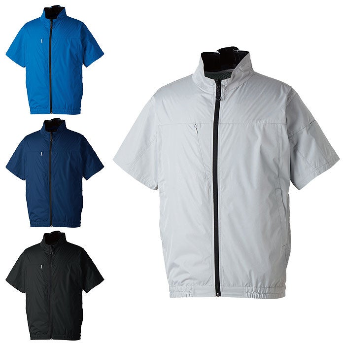 7539-01 半袖EFブルゾン 桑和 SOWA 春夏 作業服 作業着 空調ウェア ファン付き作業服 S～6L ポリエステル100％