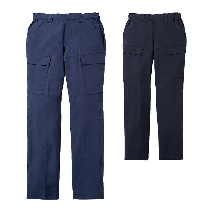 U0788-08 カーゴパンツ ノータック 脇ゴム Uniform Circus BEAMS ユニフォームサーカスビームス 春夏用 作業服 作業着 S～5L ナイロン87％・ポリウレタン13％