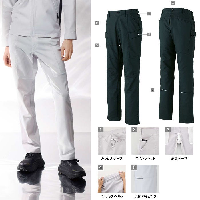 SPT12505 カーゴパンツ SUN-S サンエス SPOTLIGHT 春夏 作業服 作業着 3S～6L ポリエステル95％・綿5％ レイピマジェットエアー