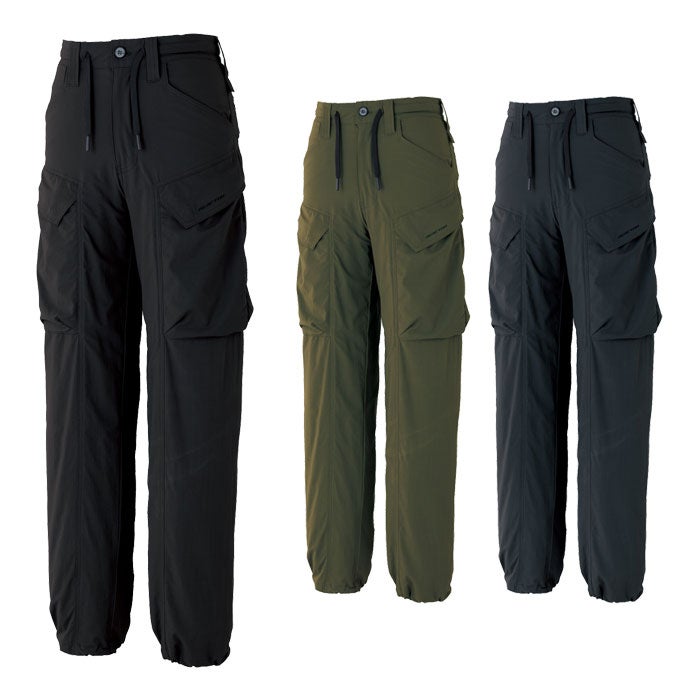 RE12515 カーゴパンツ SUN-S サンエス REACTOR 作業服 作業着 春夏 S～5L ナイロン93％・ポリウレタン6％・複合繊維1％ ナイロンストレッチドライクロス