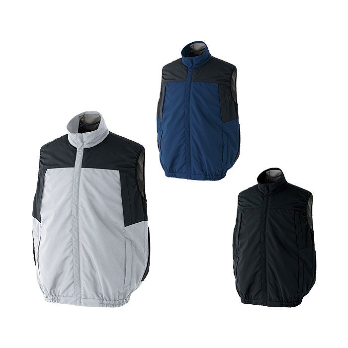 KF92641 クールフィルターベスト サンエス SUN-S 空調風神服専用 春夏 作業服 作業着 ファン付き作業服 M～5L ポリエステル100％