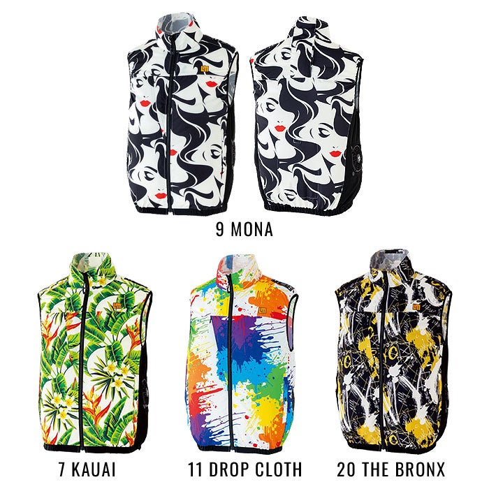 KF92582 ベスト サンエス SUN-S LOUDMOUTHコラボ 空調風神服専用 春夏 作業服 作業着 ファン付き作業服 S～4L ポリエステル100％ デュスポ