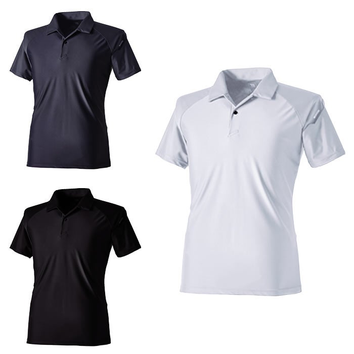 80651 クールアイス半袖ポロシャツ TSDESIGN TSデザイン 作業服 春夏 ショートスリーブポロシャツ 作業着 SS～6L ナイロン80％・ポリウレタン20％ クールアイス