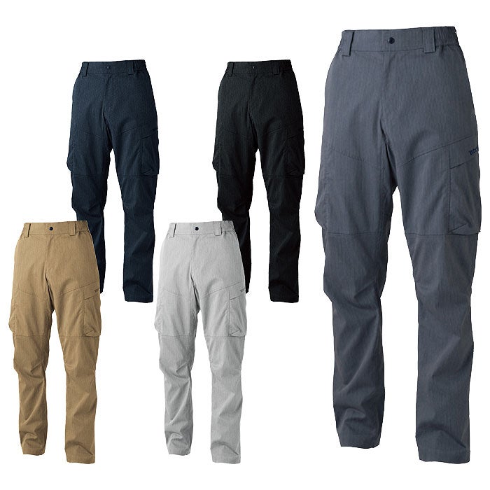2204 TecRecycライトカーゴパンツ TSDESIGN TSデザイン 作業服 春夏 作業着 SS～4L ポリエステル80％・綿20％ TecRecycT/Cヘリンボーン