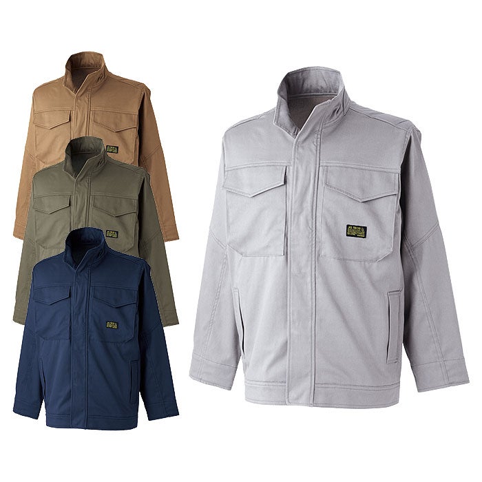 3916 FRジャケット TSDESIGN TSデザイン 難燃 作業服 秋冬 オールシーズン 長袖ブルゾン 作業着 SS～6L 綿100％ FRストレッチツイル