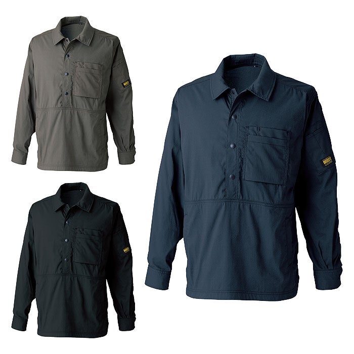 55305 ニッカーズプルオーバーシャツト TSDESIGN TSデザイン 春夏 作業服 作業着 S～6L ポリエステル40％・ナイロン40％・綿20％