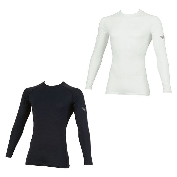 6700 長袖コンプレッション XEBEC ジーベック 春夏 作業服 作業着 接触冷感 JIS制電 S～4L ナイロン88％・ポリウレタン12％ ナイロン天竺