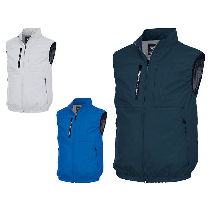 XE98036 空調服®ベスト XEBEC ジーベック 春夏 作業服 作業着 空調ウェア S～6L ポリエステル100％ 遮熱コーティングタフタ