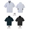 EBA5178 半袖ジャケット BIGBORN ビッグボーン 春夏 作業服 作業着 3S～3XL ポリエステル100％ デュスポ 裏チタン加工 空調風神服専用