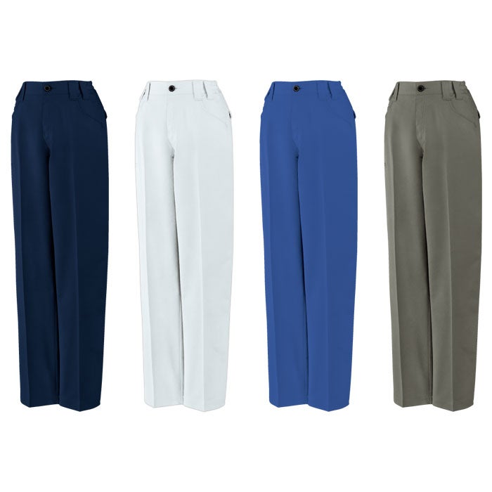 15106 エコ製品制電ストレッチレディースパンツ 自重堂 Jichodo 春夏 作業服 作業着 SS～5L ポリエステル80％・綿20％ エコディアボディフィール交織ドビー