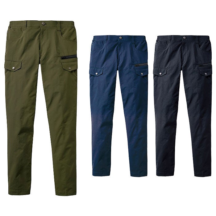 77702 ストレッチノータックカーゴパンツ 自重堂 Z-DRAGON 春夏 作業服 作業着 SS～5L ポリエステル100％ 4WAYストレッチ制電クロス