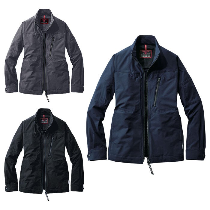 77800 ストレッチ長袖ジャンパー 自重堂 Z-DRAGON 春夏 作業服 作業着 SS～5L ポリエステル100％ 4WAYストレッチ制電クロス