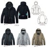 最短即日 AC2121 AC2WAYジャケット ローバック仕様 ユニセックス BURTLE バートル 春夏 作業服 作業着 S～3XL ナイロン90％・ポリウレタン10％ 4WAYストレッチタフタ