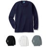 433 汗ジミ防止長袖Tシャツ 胸ポケット無し 小倉屋 kokuraya POLOIZM 作業服 Tシャツ ニット 作業着 SS～6L ポリエステル100％ スムース