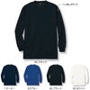 9017 DRY エコ長袖Tシャツ 胸ポケット無し 小倉屋 kokuraya POLOIZM 作業服 ポロシャツ ニット 作業着 SS～6L ポリエステル80％・綿20％ メッシュ