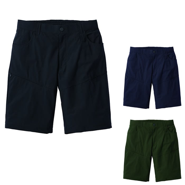 04643 アイストリコットショートパンツ SHINMEN シンメン 春夏 作業服 作業着 S～5L ナイロン75％・ポリウレタン25％ ナイロントリコット