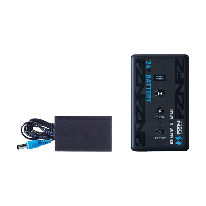RD9690PJ 日本製リチウムイオンバッテリーJL-2 （5セルバッテリー・ACアダプター）ジャパンレーベル サンエス SUN-S Bluetooth対応モデル メーカー保証付き 春夏 作業服 作業着 空調風神服専用