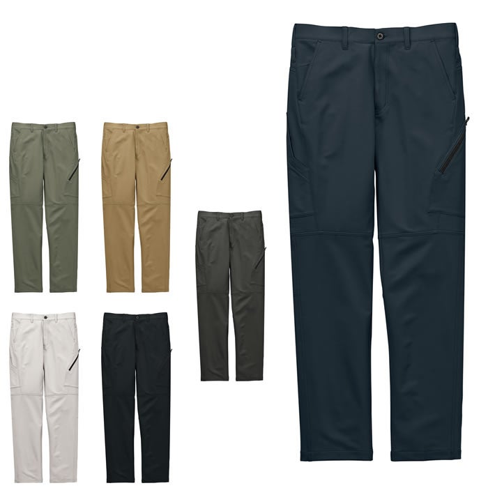SPT22605 カーゴパンツ SUN-S サンエス 秋冬 作業服 作業着 3S～8L ポリエステル100％ 軽量エコストレッチタフクロス