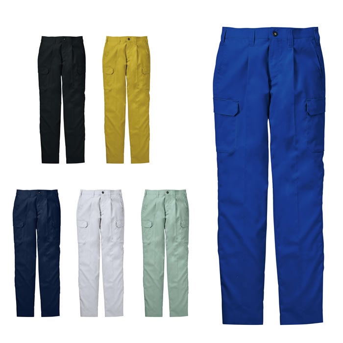 GK22615 カーゴパンツ ワンタック SUN-S サンエス GUNKEI グンケイ 秋冬 作業服 作業着 3S～8L ポリエステル65％・綿35％ エコT/Cストレッチツイル