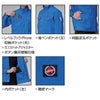 8301 ジャケット ユニセックス BURTLE バートル 秋冬 作業服 作業着 S～5L 綿100％ 難燃制電ストレッチツイル