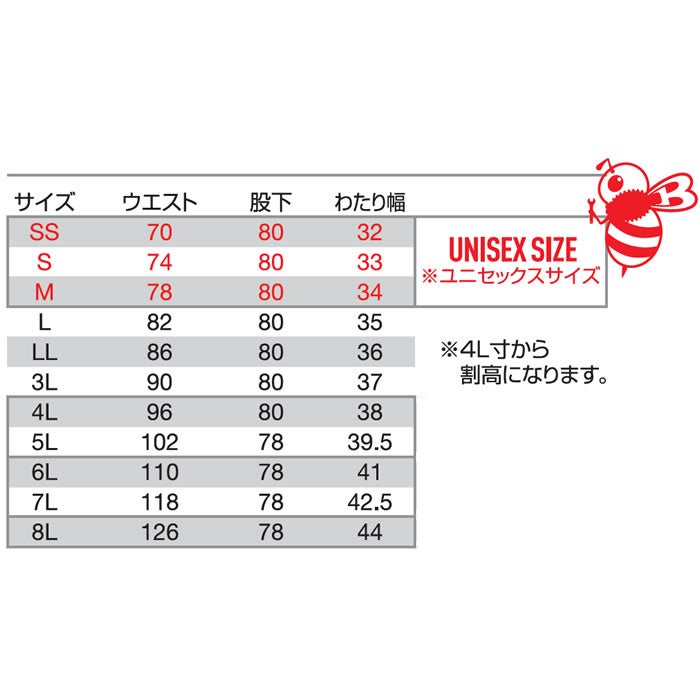 8302 カーゴパンツ ユニセックス BURTLE バートル 秋冬 作業服 作業着 SS～8L 綿100％ 難燃制電ストレッチツイル
