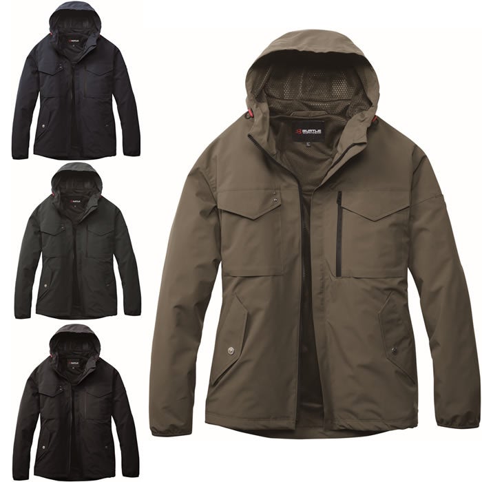 3270 フーディジャケット ユニセックス BURTLE バートル 防寒着 防寒ウェア S～3XL ポリエステル100％ マイクロソフトシェル