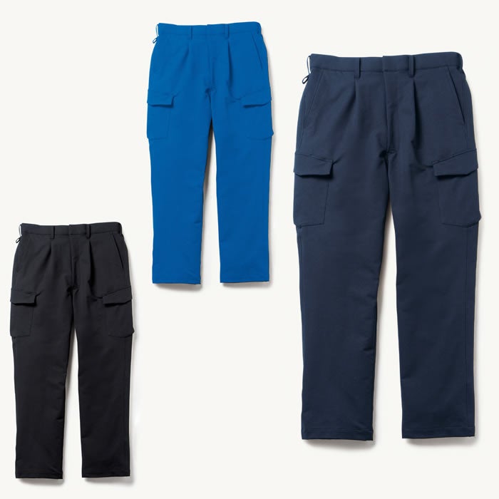 U7742-08 カーゴパンツ ワンタック 脇ゴム Uniform Circus BEAMS ユニフォームサーカスビームス オールシーズン 作業服 作業着 SS～5L ポリエステル100％