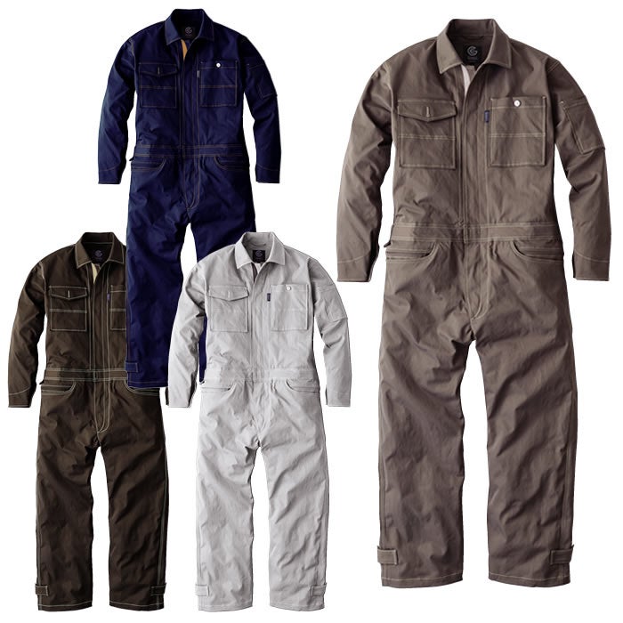 GE-900 フレックスダッドツナギ エスケープロダクト GRACE ENGINEER'S つなぎ服 オーバーオール ツナギ サロペット 作業服 作業着 SS～5L ポリエステル100％