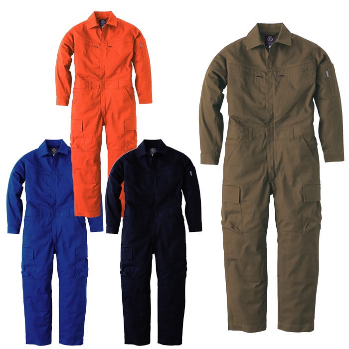 GE-890 ブルスペックツナギ エスケープロダクト GRACE ENGINEER'S つなぎ服 オーバーオール ツナギ 円管服 作業服 作業着 S～5L BL～B5L 綿100％